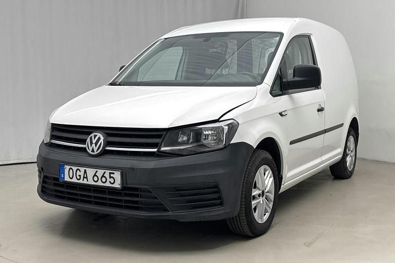 Vit Begagnad 2017 VW Caddy Minibuss | 69 000 kr (Bra pris) - Bild 1/4
