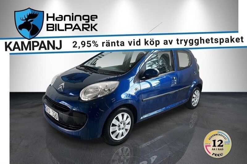 Blå Begagnad 2007 Citroën C1 Halvkombi | 49 900 kr (Lite dyr) - Bild 1/1