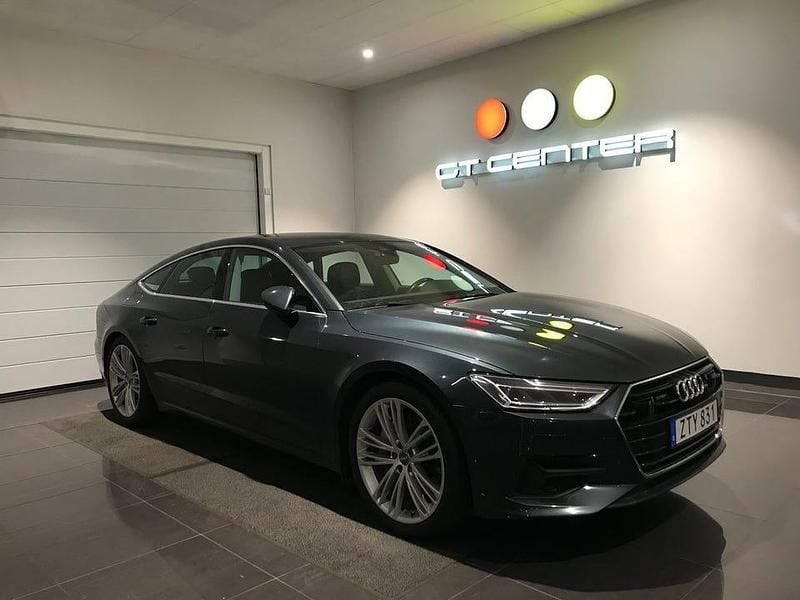 Blå Begagnad 2018 Audi A7 Sportback Halvkombi | 339 900 kr (Superpris) - Bild 1/4