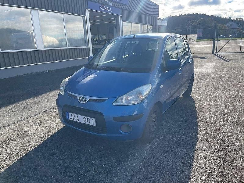 Blå Begagnad 2008 Hyundai i10 Halvkombi | 24 500 kr (Marknadspris) - Bild 1/4