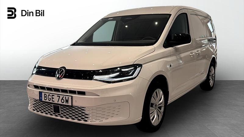 Vit Ny 2026 VW Caddy Maxi Minibuss | 399 900 kr - Bild 1/4