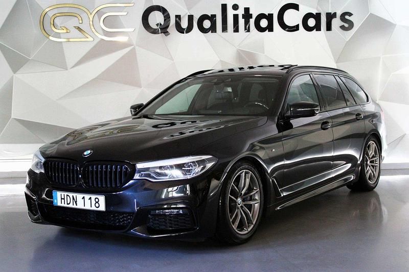 Svart Begagnad 2019 BMW 530 M Sport Kombi | 339 900 kr (Bra pris) - Bild 1/4