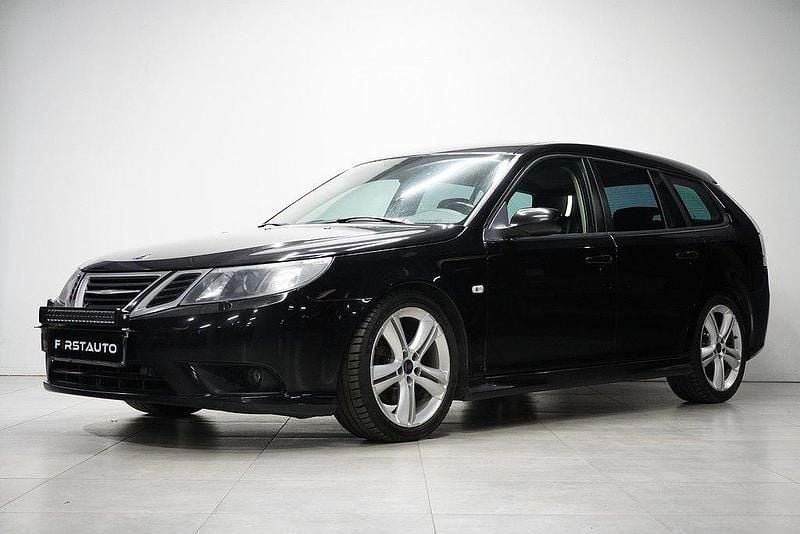 Svart Begagnad 2008 Saab 9-3 Vector Kombi | 34 900 kr (Superpris) - Bild 1/4