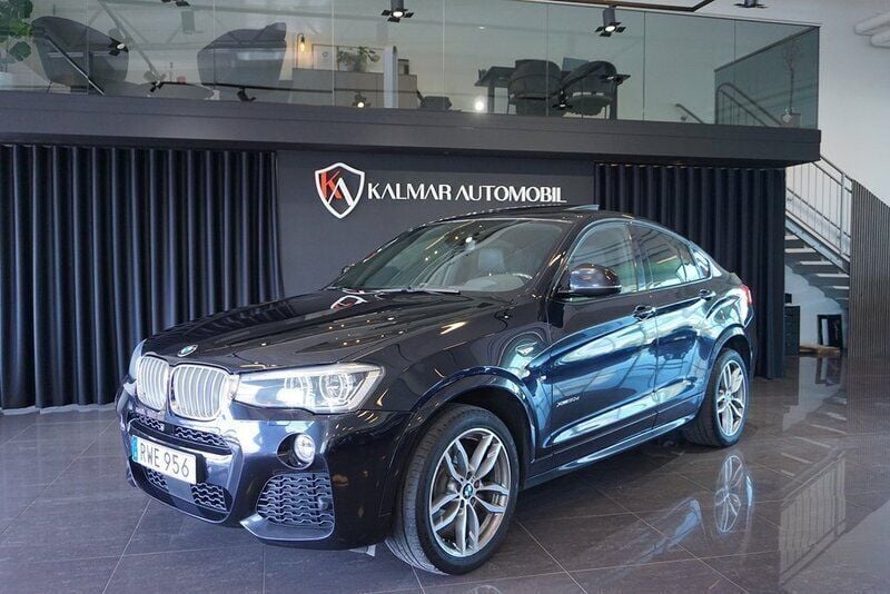 Svart Begagnad 2016 BMW X4 M Sport SUV | 259 900 kr (Marknadspris) - Bild 1/4