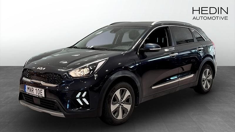 Blå (blue) Begagnad 2022 Kia Niro Advance SUV | 249 900 kr (Superpris) - Bild 1/4
