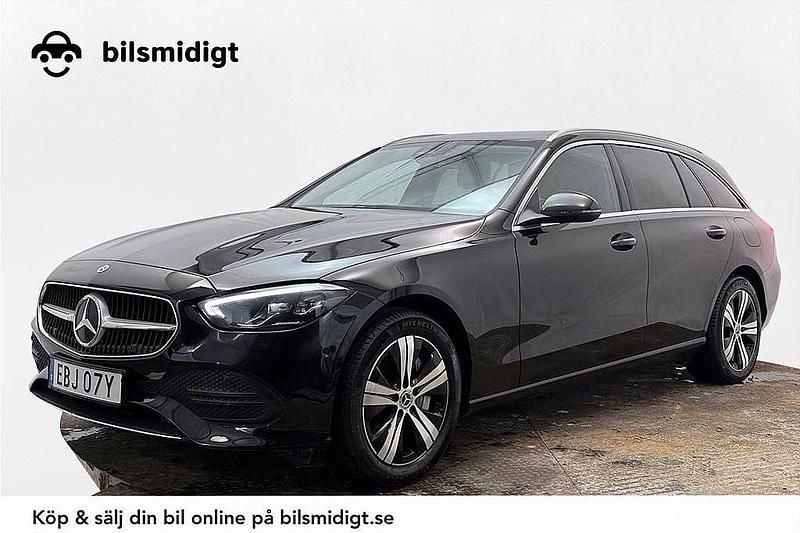 Begagnad Mercedes C300e Avantgarde 204 HK (150 kW) 2022 Svart Kombi