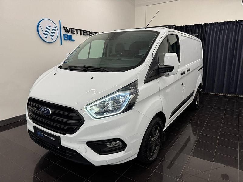 Vit Begagnad 2018 Ford Transit Custom Van | 149 800 kr (Marknadspris) - Bild 1/4
