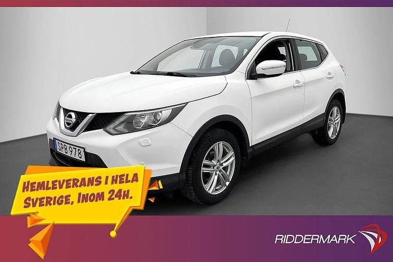 Vit Begagnad 2014 Nissan Qashqai Acenta SUV | 114 700 kr (Marknadspris) - Bild 1/3