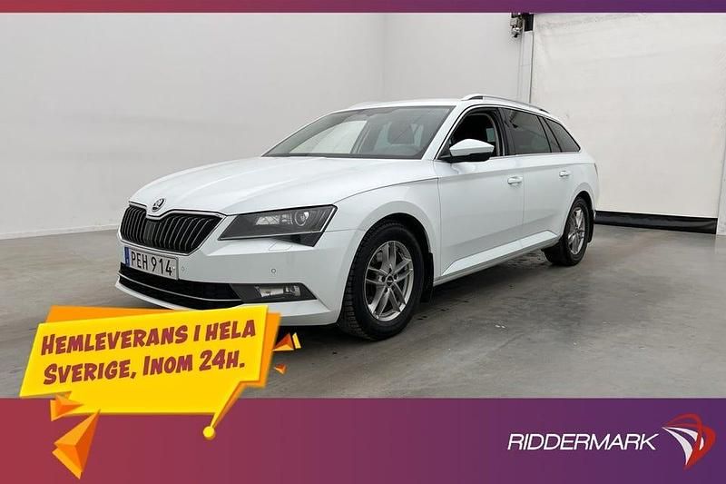 Begagnad Skoda Superb Business Line 190 HK (139 kW) 2017 Vit Kombi