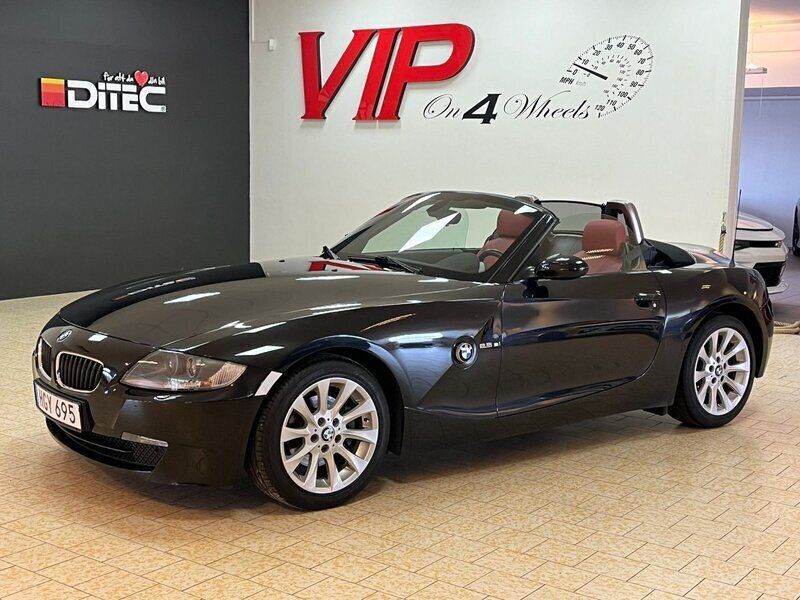 Svart Begagnad 2007 BMW Z4 Cab | 189 800 kr (Lite dyr) - Bild 1/4