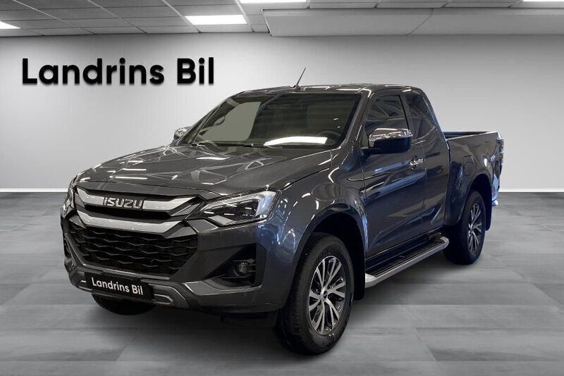 Grå (obsidian gray metallic) Ny 2024 Isuzu D-Max Pickup | 687 375 kr (Superpris) - Bild 1/4