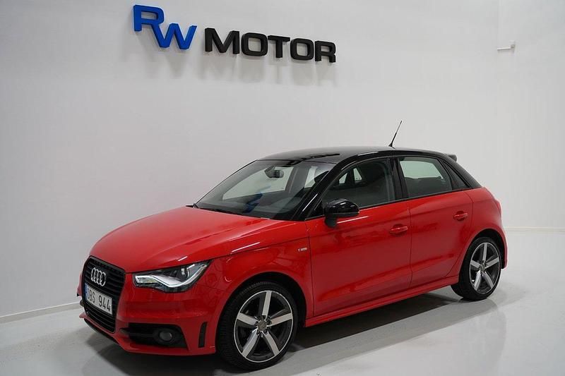 Röd Begagnad 2013 Audi A1 Sportback S-Line Halvkombi | 98 900 kr (Marknadspris) - Bild 1/4