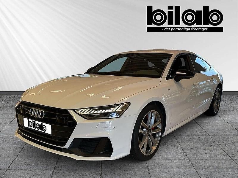 Begagnad Audi A7 Sportback S-Line 266 HK (195 kW) 2023 Vit (glaciärvit metallic) Halvkombi