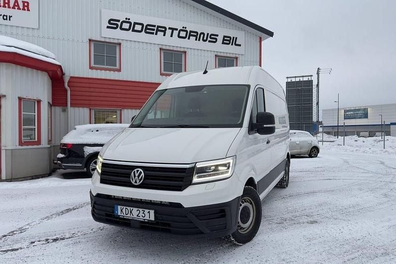 Vit Begagnad 2018 VW Crafter Van | 189 900 kr (Superpris) - Bild 1/4