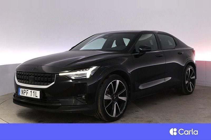 Svart Begagnad 2021 Polestar 2 Pilot Halvkombi | 372 900 kr (Marknadspris) - Bild 1/4