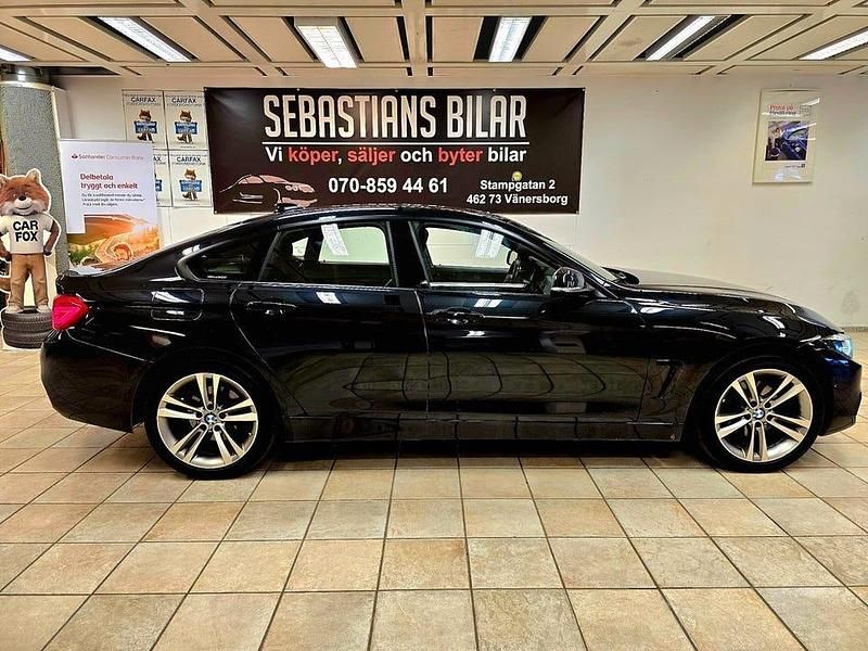 Begagnad BMW 420 Gran Coupé Sport Line 190 HK (139 kW) 2018 Svart Sportkupé