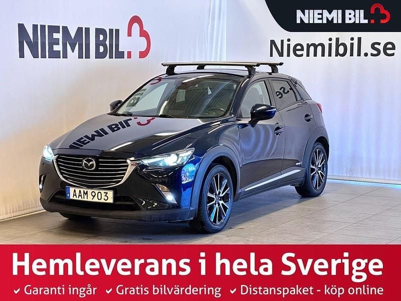 Blå Begagnad 2017 Mazda CX-3 Optimum SUV | 209 900 kr (Dyr) - Bild 1/3