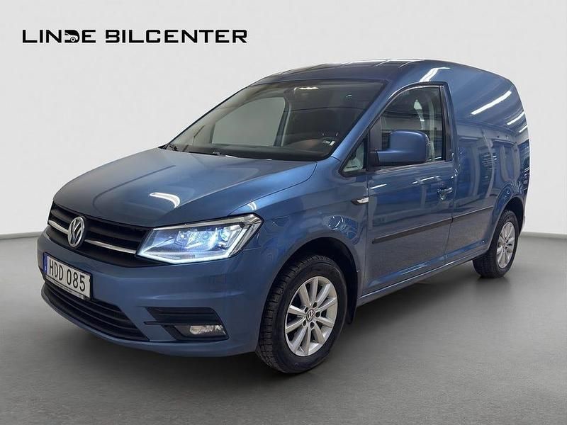 Begagnad VW Caddy 102 HK (75 kW) 2016 Blå Minibuss