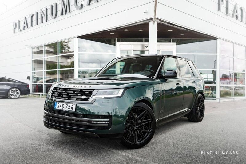 Mörkgrön (grön) Begagnad 2022 Land Rover Range Rover Autobiography SUV | 1 699 000 kr (Superpris) - Bild 1/4