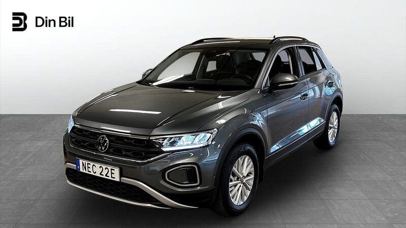 Grå Begagnad 2022 VW T-Roc SUV | 244 500 kr (Marknadspris) - Bild 1/4