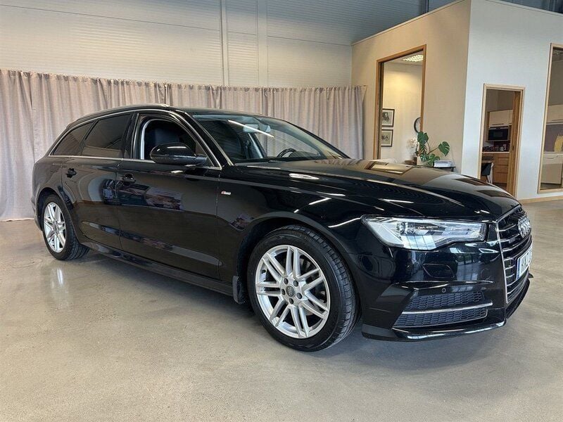 Svart Begagnad 2016 Audi A6 Ambition Kombi | 219 900 kr (Marknadspris) - Bild 1/4