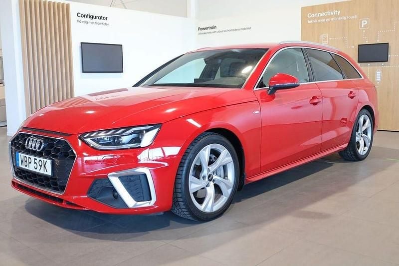Röd Begagnad 2021 Audi A4 S-Line Kombi | 289 900 kr (Superpris) - Bild 1/3