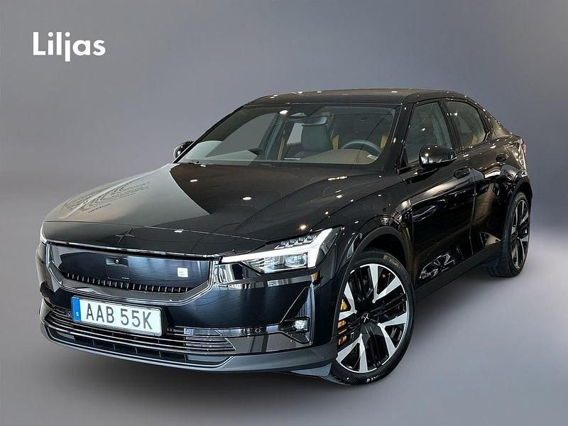Svart Ny 2024 Polestar 2 Performance Sedan | 644 900 kr - Bild 1/4
