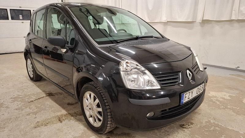 Svart Begagnad 2008 Renault Modus Minibuss | 24 900 kr - Bild 1/4