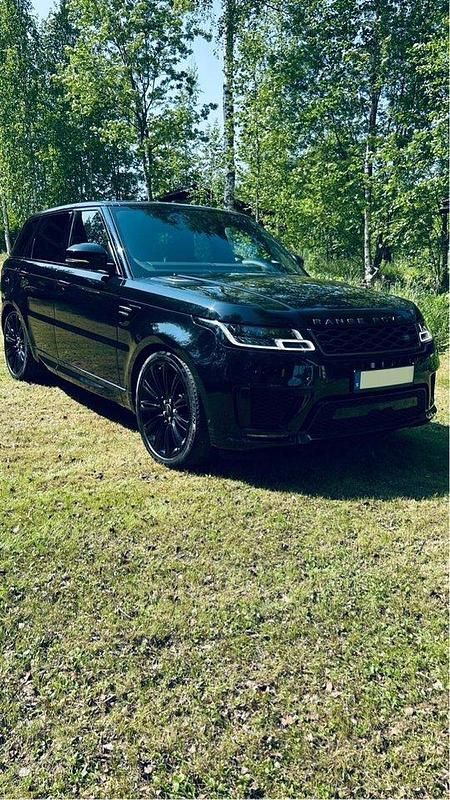 Svart Begagnad 2018 Land Rover Range Rover Sport Autobiography SUV | 489 000 kr (Marknadspris) - Bild 1/4