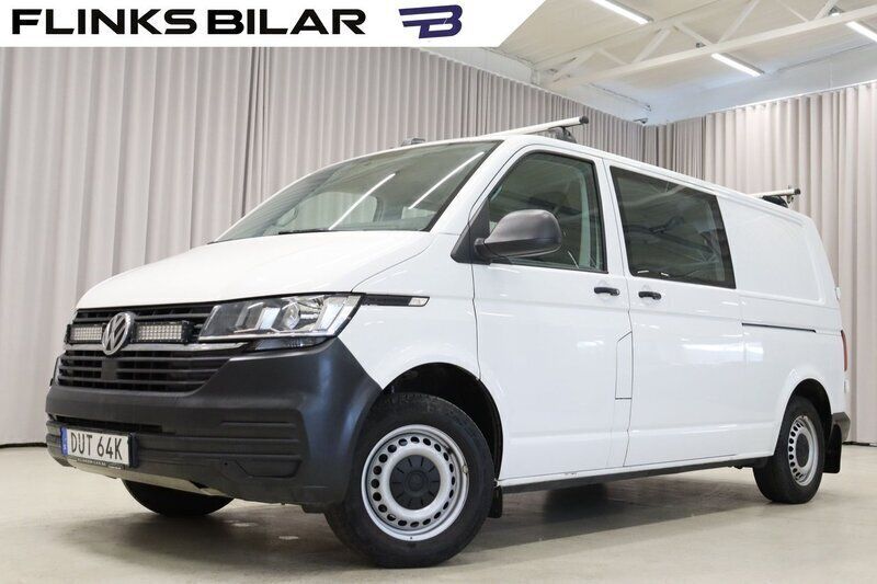 Vit Begagnad 2021 VW T6.1 Van | 399 900 kr (Marknadspris) - Bild 1/4