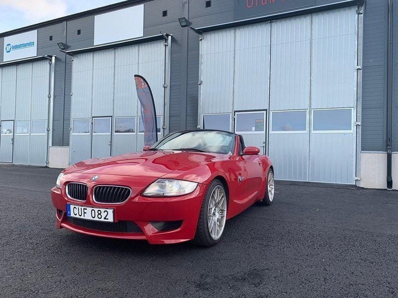 Röd Begagnad 2008 BMW Z4 M Cab | 309 900 kr - Bild 1/4