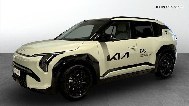 Grön (green) Begagnad 2024 Kia EV3 GT-Line SUV | 589 300 kr (Lite dyr) - Bild 1/4