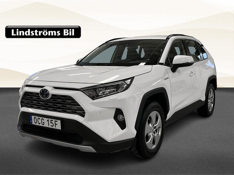 Vit Begagnad 2019 Toyota RAV4 Hybrid Active SUV | 309 900 kr (Marknadspris) - Bild 1/3