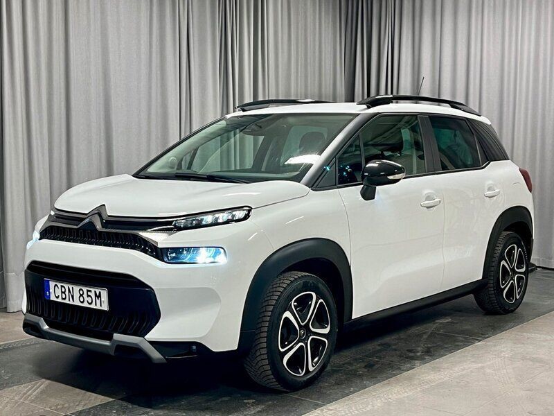 Vit Begagnad 2021 Citroën C3 Aircross Feel SUV | 139 900 kr (Marknadspris) - Bild 1/4
