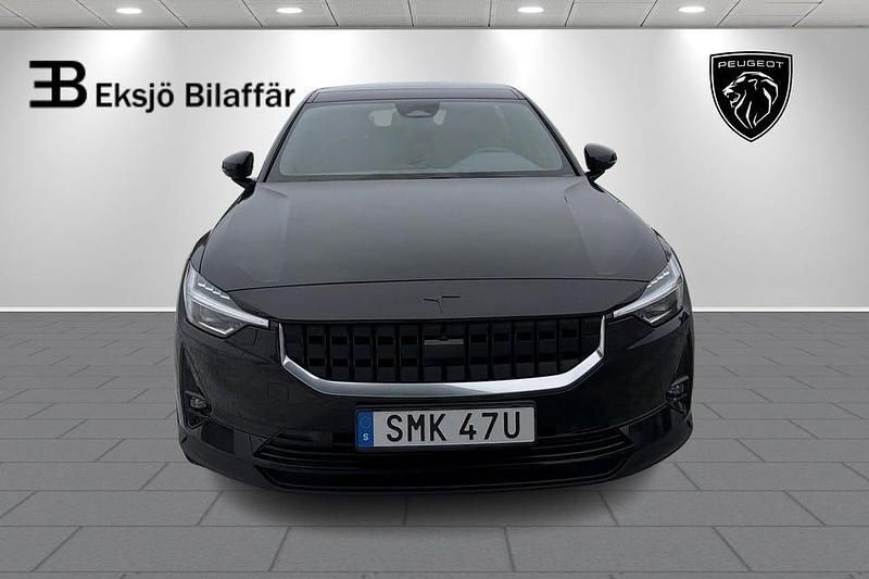 Begagnad Polestar 2 Long Range Dual motor 300 kW (408 HK) 2021 Svart Halvkombi
