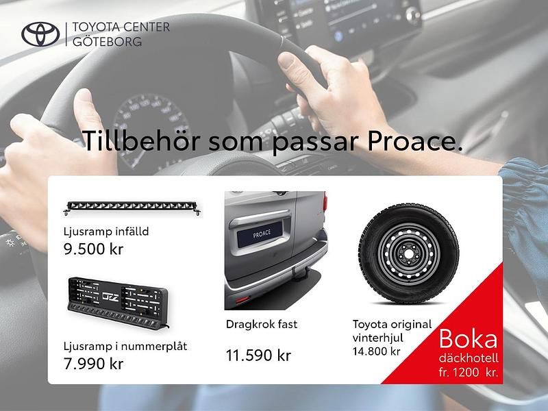 Begagnad Toyota Proace Comfort 100 kW (137 HK) 2024 Vit Minibuss