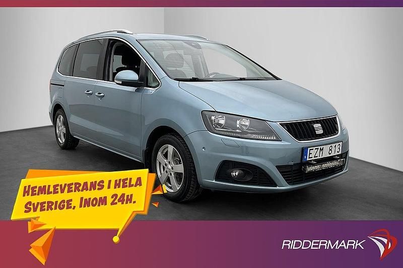 Blå Begagnad 2014 Seat Alhambra Minibuss | 139 900 kr - Bild 1/3