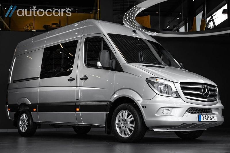 Silver Begagnad 2016 Mercedes Sprinter Van | 298 750 kr (Dyr) - Bild 1/4