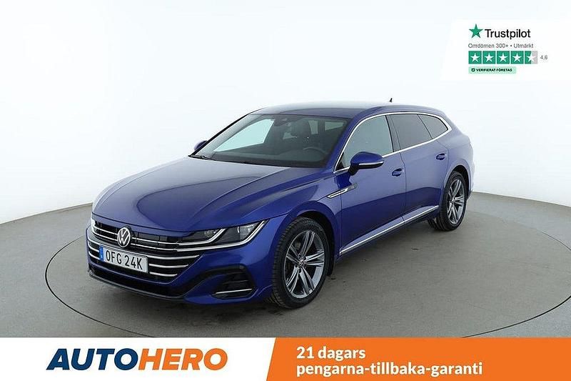 Blå Begagnad 2022 VW Arteon R-line Kombi | 297 000 kr (Lite dyr) - Bild 1/4