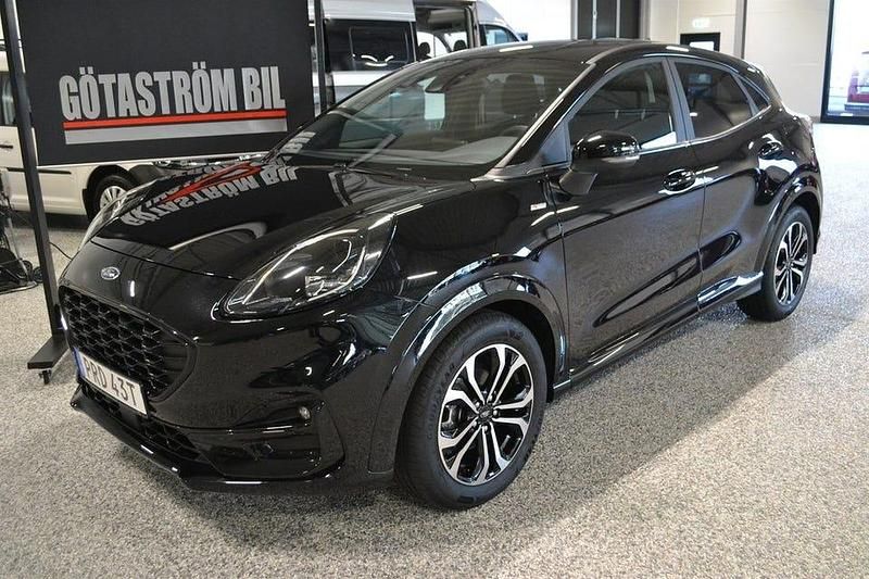 Agate black metallic metallic Begagnad 2023 Ford Puma ST-Line SUV | 215 000 kr (Bra pris) - Bild 1/4
