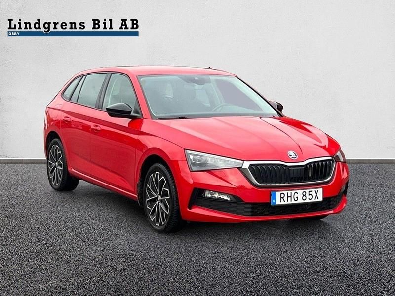 Röd Begagnad 2019 Skoda Scala Halvkombi | 184 900 kr (Lite dyr) - Bild 1/4