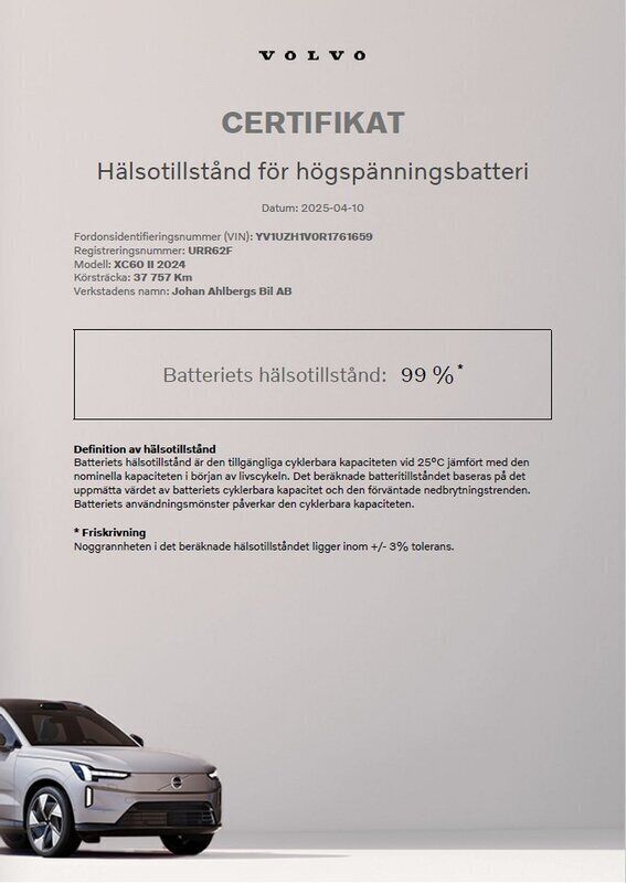 Röd Begagnad 2023 Volvo XC60 Plus SUV | 524 500 kr (Marknadspris) - Bild 1/1