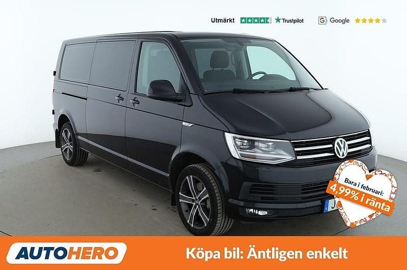 Begagnad VW Caravelle 204 HK (150 kW) 2018 Svart Minibuss