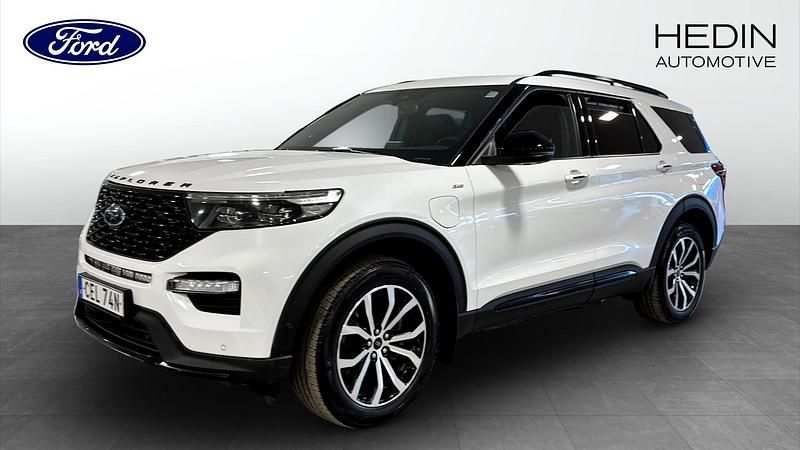 Begagnad Ford Explorer ST-Line 457 HK (336 kW) 2020 Vit SUV