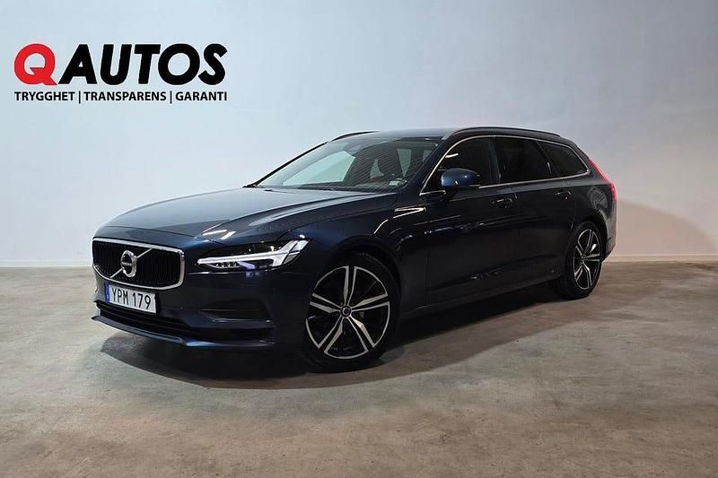 Blå Begagnad 2019 Volvo V90 Momentum Kombi | 204 900 kr (Marknadspris) - Bild 1/3