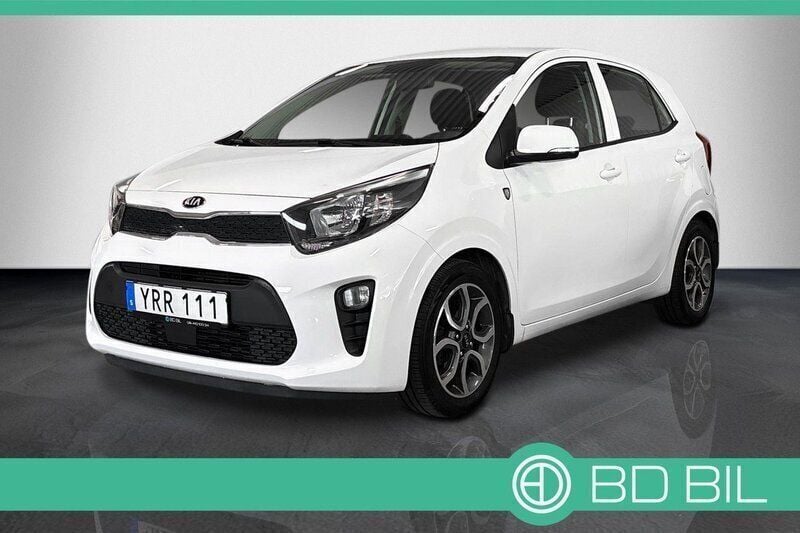 Vit Begagnad 2019 Kia Picanto Halvkombi | 114 900 kr (Marknadspris) - Bild 1/4