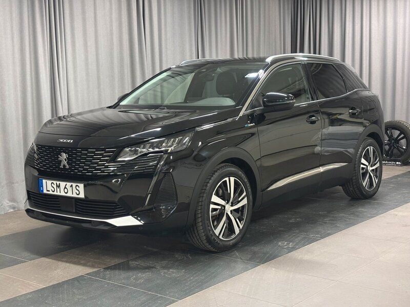 Svart Begagnad 2021 Peugeot 3008 Allure SUV | 279 900 kr (Marknadspris) - Bild 1/4