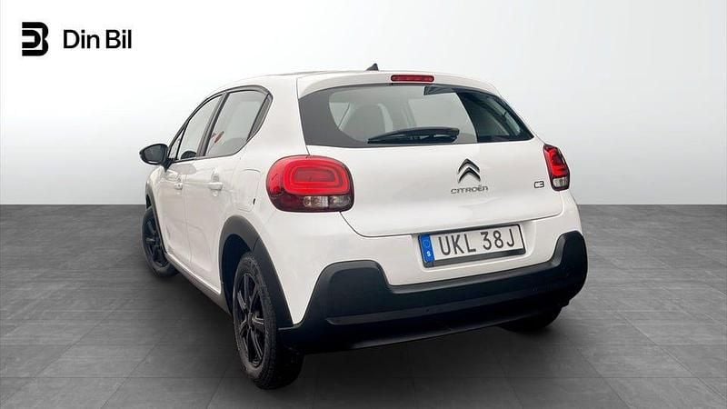 Begagnad Citroën C3 PureTech 83 HK (61 kW) 2020 Vit Halvkombi