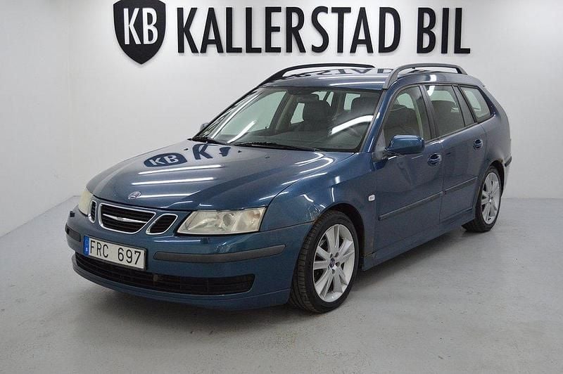 Blå Begagnad 2007 Saab 9-3 Vector Kombi | 19 900 kr (Superpris) - Bild 1/4