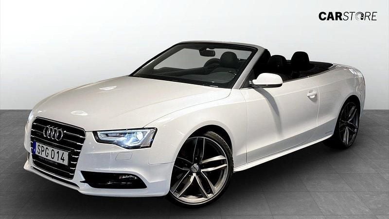 Vit (white) Begagnad 2016 Audi A5 Cabriolet Sport Cab | 249 900 kr (Marknadspris) - Bild 1/4